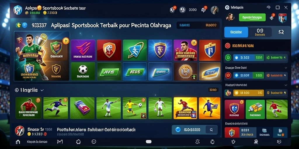 Tampilan antarmuka 93337 menampilkan berbagai penawaran taruhan olahraga.