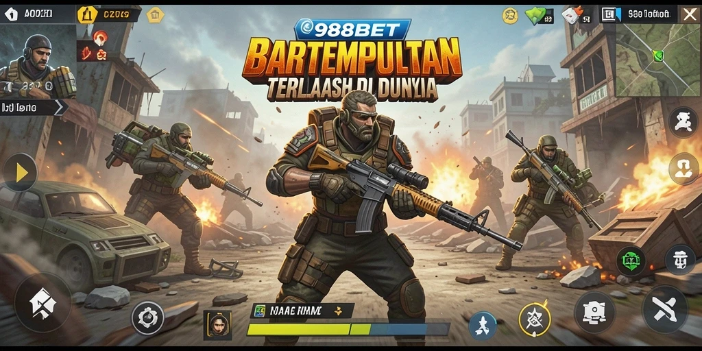 Gameplay seru dan adiktif di dunia Battle Royale.