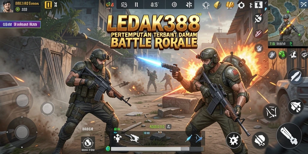 Gameplay seru dan menegangkan di Arena Battle Royale LEDAK388.