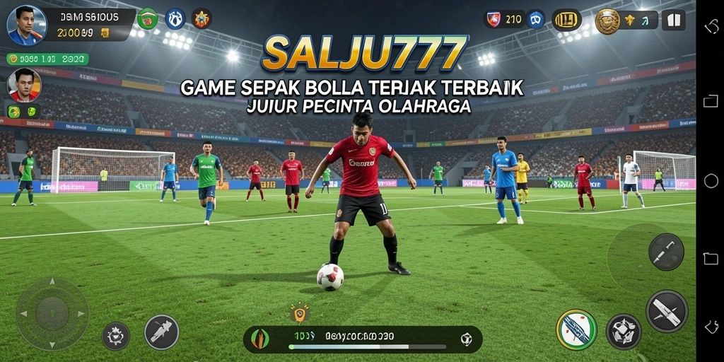 Menampilkan grafis memukau dari permainan sepak bola.