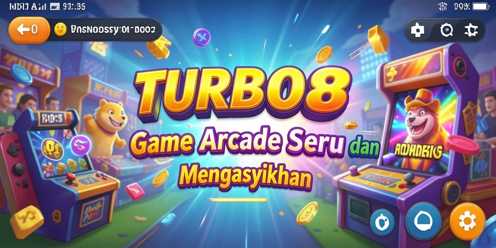Screenshot gameplay TURBO88 yang menampilkan aksi seru dan penuh warna.