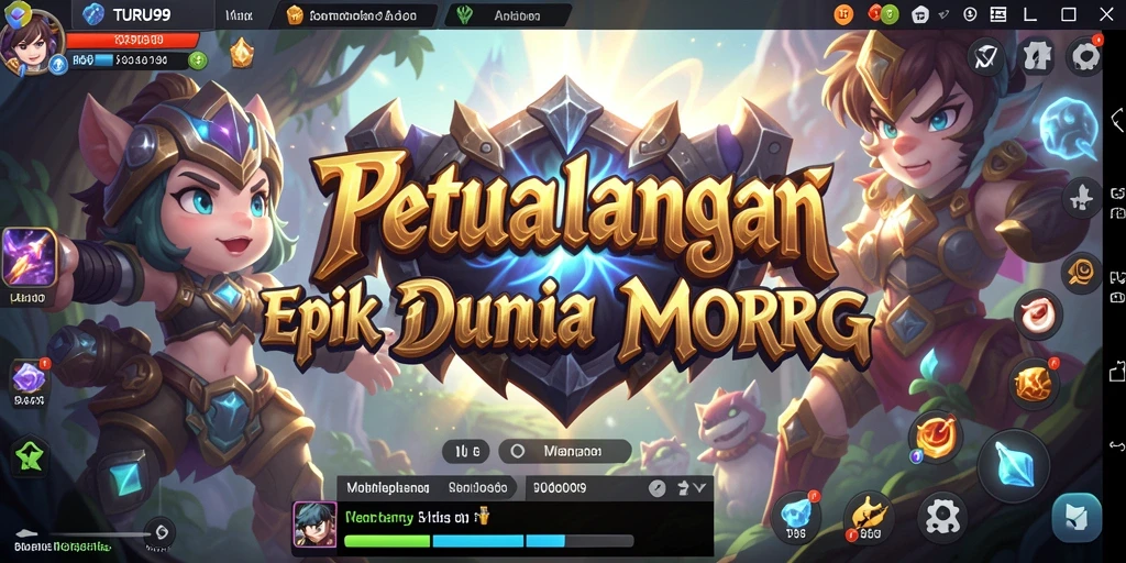 Tampilan gameplay TURU99 yang menampilkan petualangan seru dan grafis memukau.
