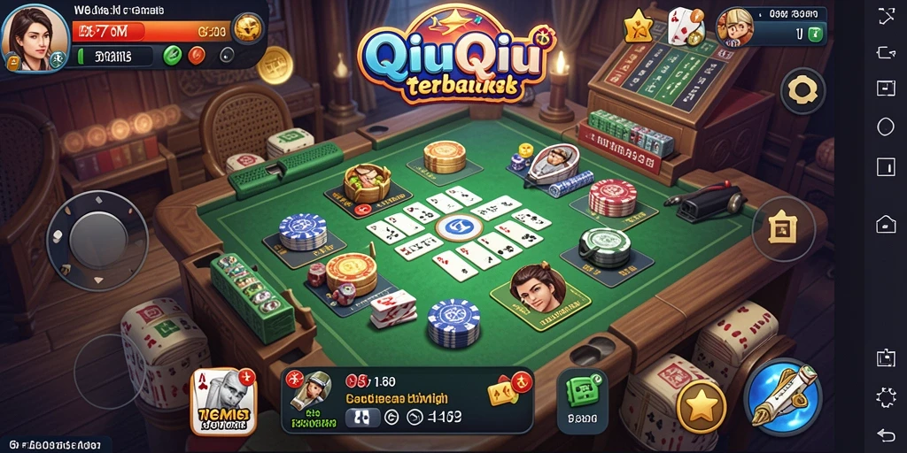 Screenshot gameplay QiuQiu yang seru dari W67.