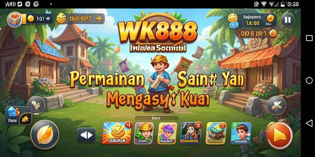 Tangkapan layar dari gameplay WK888 yang menarik dan seru.
